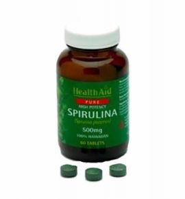 Health Aid Spirulina 500mg 60 tabs