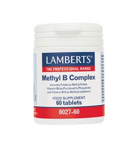 Lamberts Methyl B Complex Συμπλήρωμα Βιταμινών Συμπλέγματος B, 60tabs