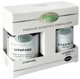 Power Of Nature Platinum Range Livapure, 30tabs + Vitamin C 100mg, 30tabs