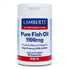 Lamberts Pure Fish Oil 1100mg (EPA) 60 caps (Ω3) New Higher Strength