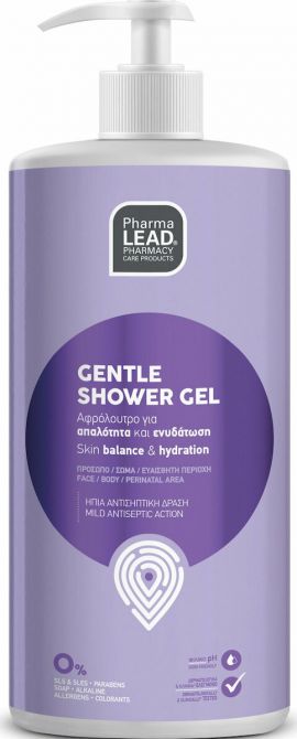 Pharmalead Gentle Shower Gel Αφρόλουτρο Για Απαλότητα & Ενυδάτωση 1L