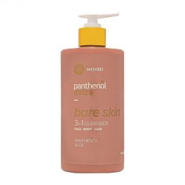 Panthenol Extra Bare Skin 3 in 1 Αφρόλουτρο & Καθαριστικό για Πρόσωπο, Σώμα, Μαλλιά 500ml