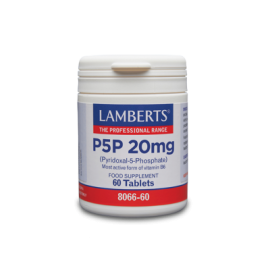 Lamberts P-5-P (5-Φωσφορική Πυριδοξάλη) Συμπλήρωμα Διατροφής Βιταμίνης Β6 20mg 60 Ταμπλέτες
