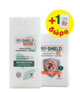 Menarini Mo-Shield Family Εντομοαπωθητικό Spray Κατάλληλο για Παιδιά 75ml & Mo-Shield Gold 17ml
