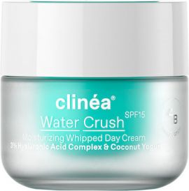 Clinea Water Crush 48ωρη Κρέμα Προσώπου Ημέρας με SPF15 για Ενυδάτωση με Υαλουρονικό Οξύ 50ml