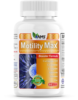 AMS Motility Max Συμπλήρωμα Διατροφής για την Ανδρική Γονιμότητα 60 Φυτικές Κάψουλες