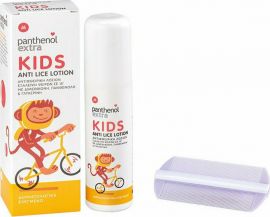 Panthenol Extra Kids Anti Lice Lotion & Χτενάκι 125ml