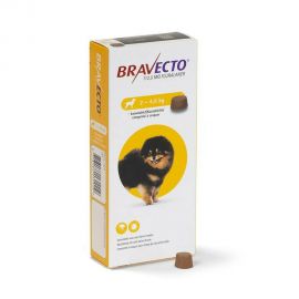 Bravecto Αντιπαρασιτικά Δισκία Μασώμενα για Σκύλους 2-4,5kg