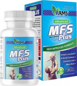 AMS Advanced MFS Plus Συμπλήρωμα Διατροφής για την Ανδρική Γονιμότητα 120 Κάψουλες σε Blister