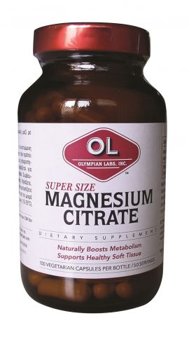 Olympian Labs Magnesium Citrate 100caps