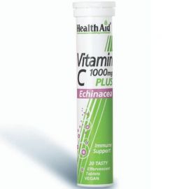 Health Aid Vitamin C 1000mg Εχινάτσια-Λεμόνι 20 tabs