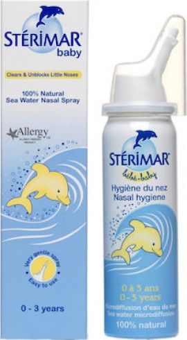 Sterimar Baby Nasal Hygiene Ρινικό Σπρέι με Θαλασσινό Νερό για Βρέφη και Παιδιά 100ml