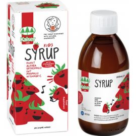 Kaiser Kids Syrup Παιδικό Σιρόπι για το Λαιμό Φράουλα, 200ml