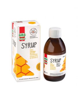 Kaiser Syrup Σιρόπι για τον Ερεθισμένο Λαιμό με βότανα, μέλι και βιταμίνη C 200ml