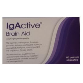  Igactive Brain Aid, 60 μαλακές κάψουλες