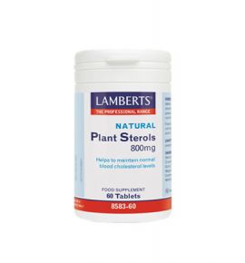 Lamberts Plant Sterols 800mg 60tabs - Υγεία καρδιαγγειακού συστήματος