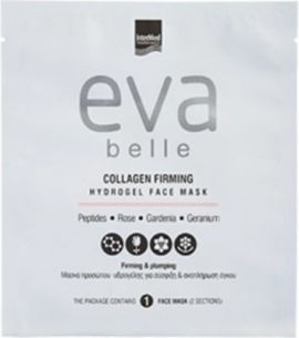 Intermed Eva Belle Collagen Firming Hydrogel Face Mask Μάσκα Υδρογέλης Προσώπου για Σύσφιξη & Αναπλήρωση Όγκου, 1τεμ