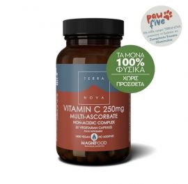Terranova Vitamin C 250mg Complex Αντιοξειδωτική Βιταμίνη C, 50caps