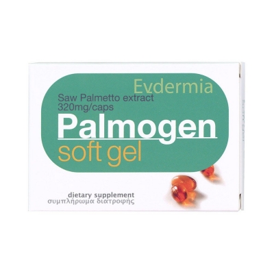 Evdermia Palmogen Soft Gel Συμπλήρωμα Διατροφής Κατά Της Τριχόπτωσης 30softgels