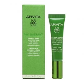 Apivita – Bee Radiant Eye Cream with Peony Κρέμα Ματιών για Σημάδια Γήρανσης, Ξεκούραστη Όψη 15ml