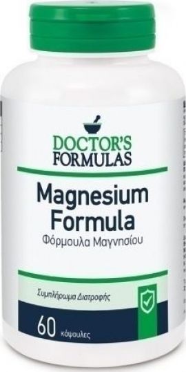 Doctor's Formulas Magnesium Φόρμουλα Μαγνήσιου 60caps Συμπλήρωμα Διατροφής, Φόρμουλα Μαγνησίου