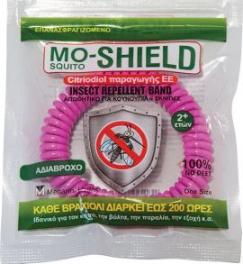 Mo-Shield Αντικουνουπικό Βραχιόλι Φούξια 1Τμχ
