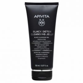 APIVITA Cleansing Μαύρο Gel Καθαρισμού Πρόσωπο & Μάτια 150ml