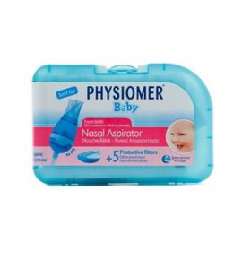 Physiomer Baby Nasal Apirator 1τμχ + 5 προστατευτικά φίλτρα