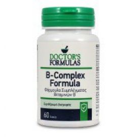 Doctor's Formulas B-Complex Formula 60ταμπλέτες Συμπλήρωμα Διατροφής, Φόρμουλα Συμπλέγματος Βιταμινών B
